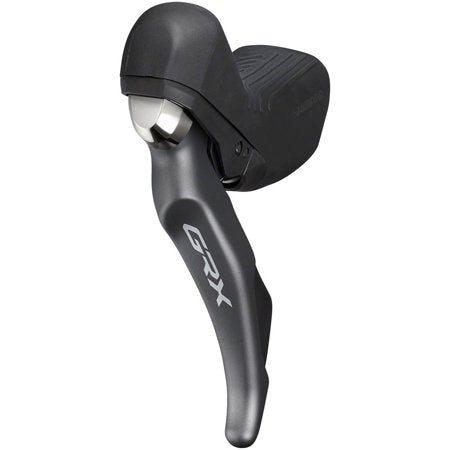 Shimano GRX ST-RX810 Shifter/Brake Lever with BR-RX810 Hydraulic Disc Brake Caliper - Left/Front, 2x, Flat Mount Caliper Shimano The Bicycle Station