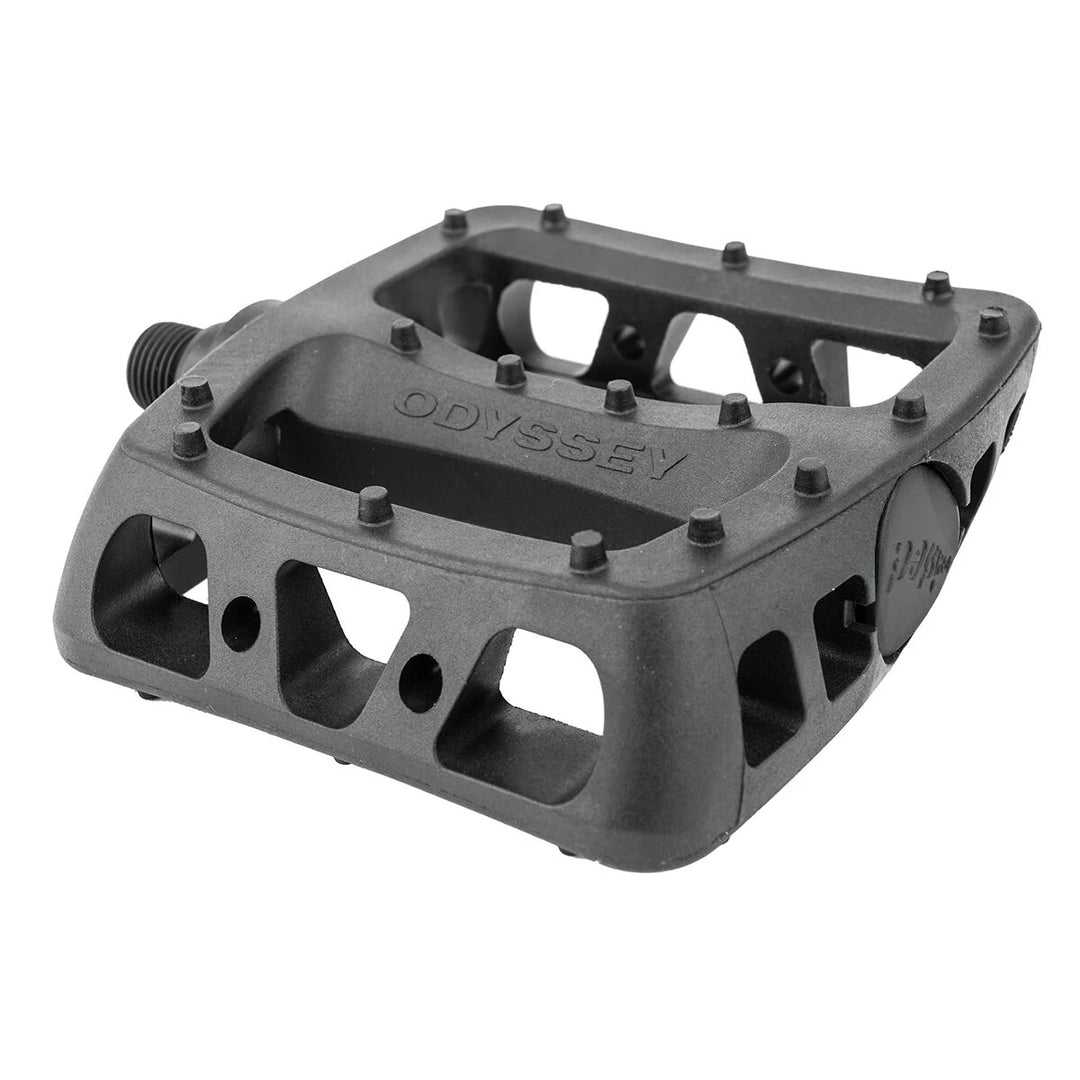 Odyssey Twisted PC Pedals - Platform, Composite/Plastic, 9/16", Black Odyssey The Bicycle Station