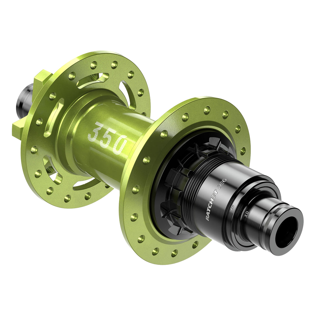 DT Swiss 350 MTB Hub Rear 32x148x12mmTA XD Driver 6B Ratchet Green
