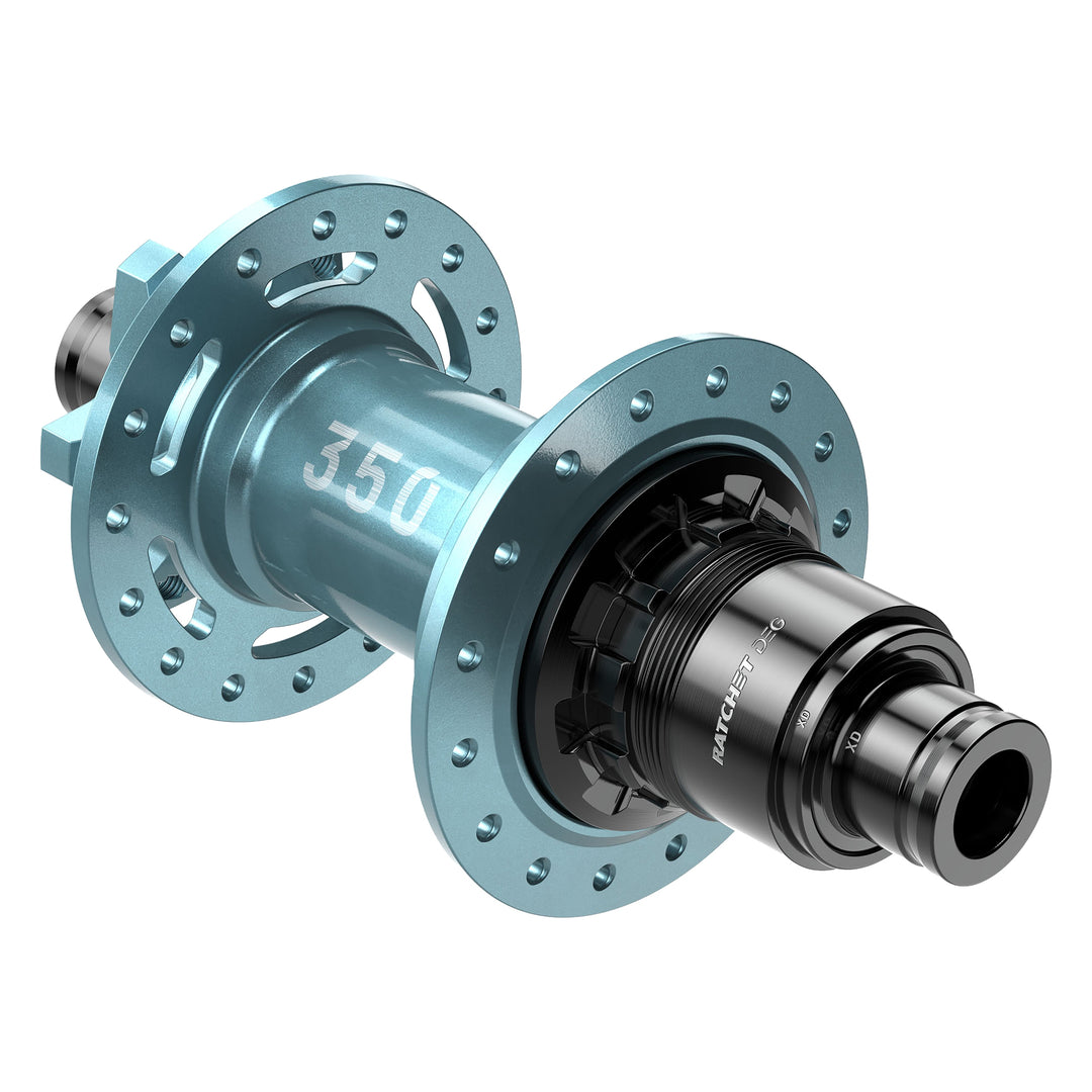DT Swiss 350 MTB Hub Rear 32x148x12mmTA XD Driver 6B Ratchet Turquoise