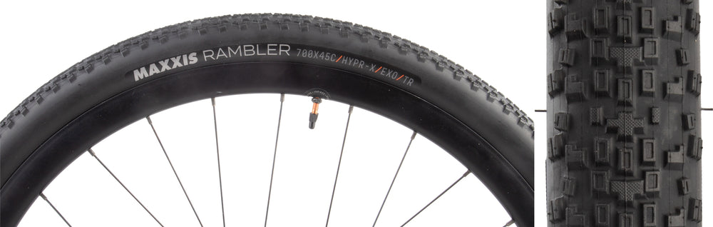 Maxxis Rambler HYPER-X EXO Black 700 X 45 Maxxis The Bicycle Station