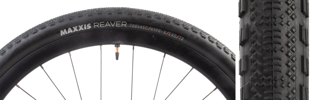 Maxxis Reaver HYPER-X Exo Black 700x45 Maxxis The Bicycle Station