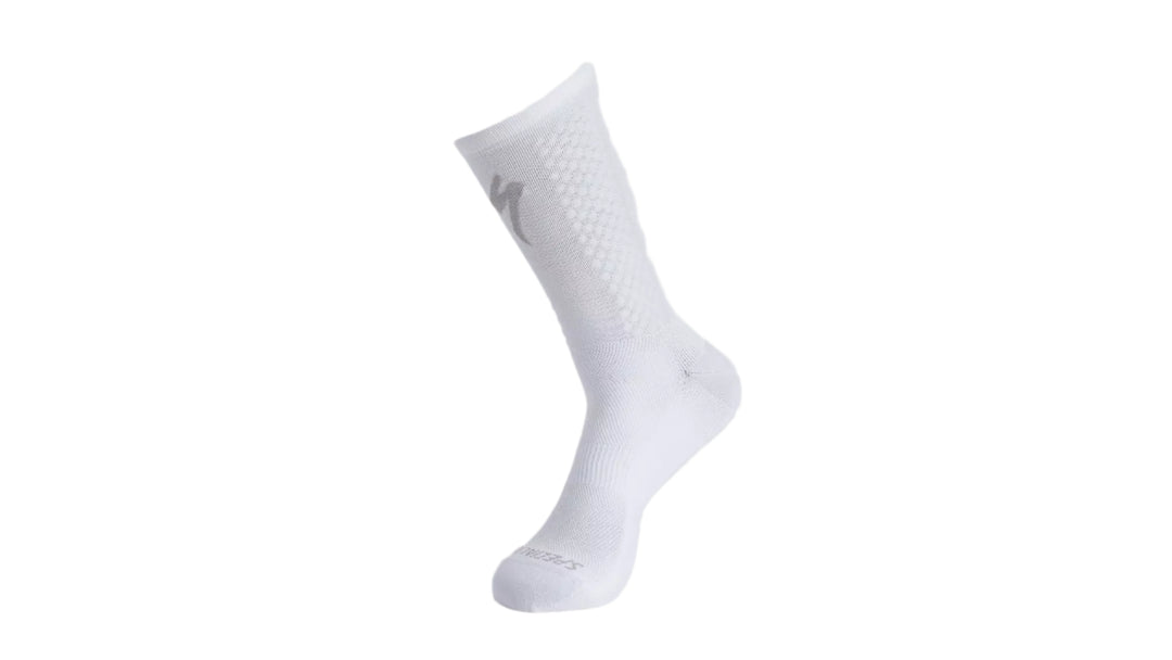 Specialized Knit Tall Sock White Specialized The Bicycle Station