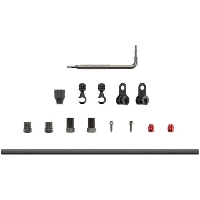 Sram Disc Brake Hydraulic Hose Kit-Double Compression 2000mmBlk-CodeR,Elixir1/3,Juicy3,DB 1/3,Level 2P ULT/SLV/TLM/TL/T/4PBZR(B1+),GuideRE,G2RE/RS/R,DB8,Red,Force,Rival(2P)eTapAXS SRAM The Bicycle Station