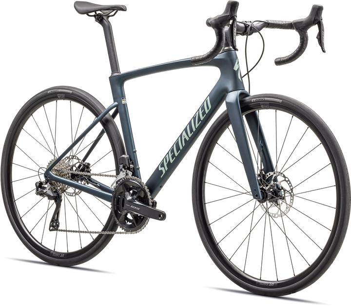 Specialized Roubaix SL8 Comp Satin Deep Lake / White Sage Metallic 49 Specialized The Bicycle Station