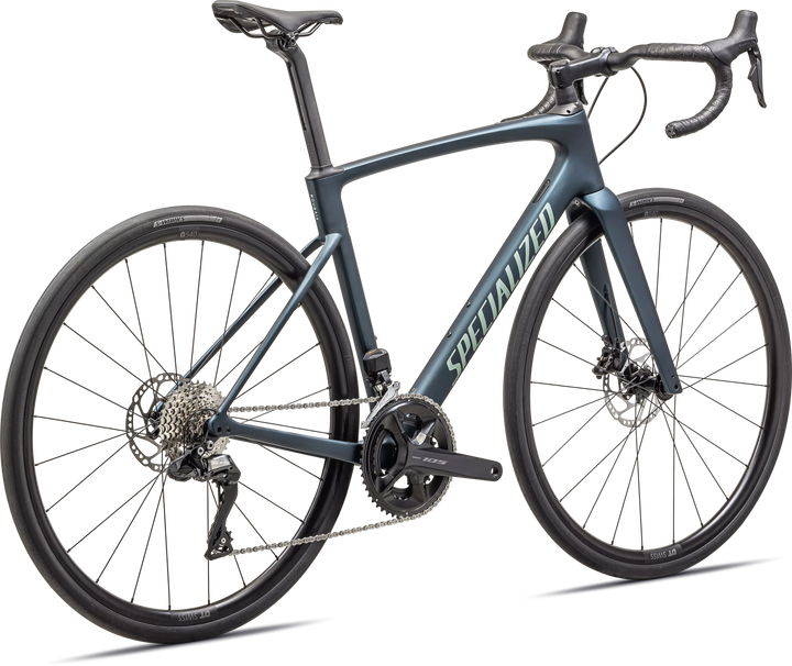 Specialized Roubaix SL8 Comp Satin Deep Lake / White Sage Metallic 49 Specialized The Bicycle Station