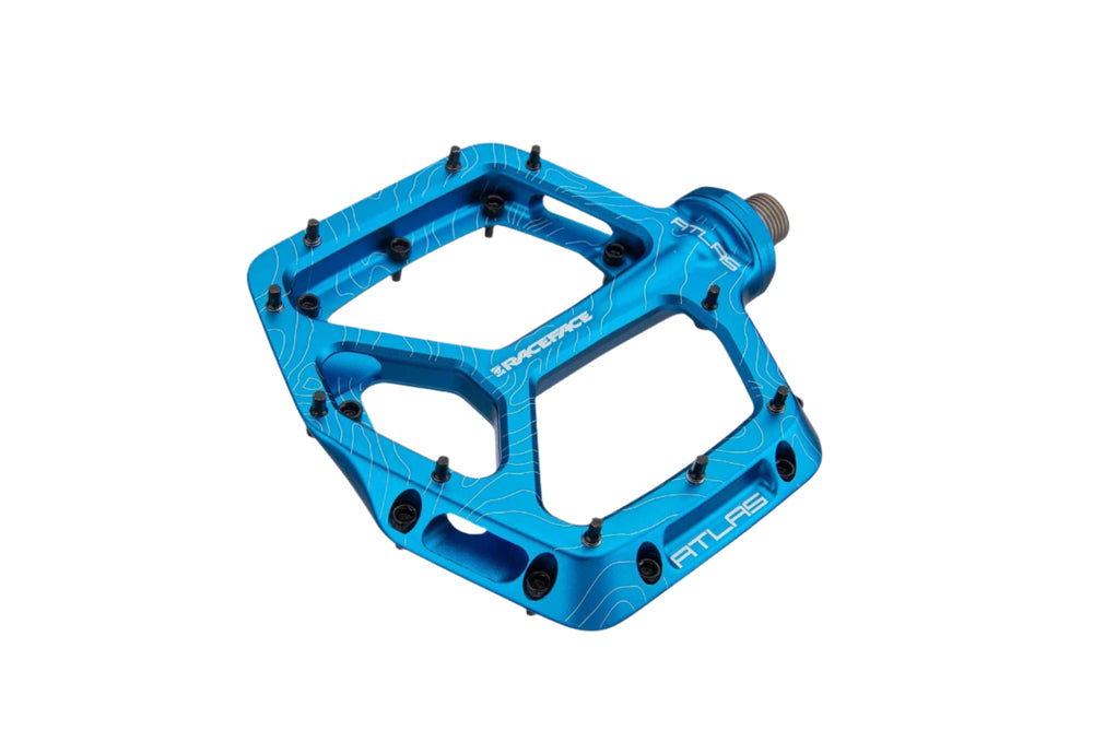 Race Face Atlas 22 Pedal Blue RaceFace The Bicycle Station