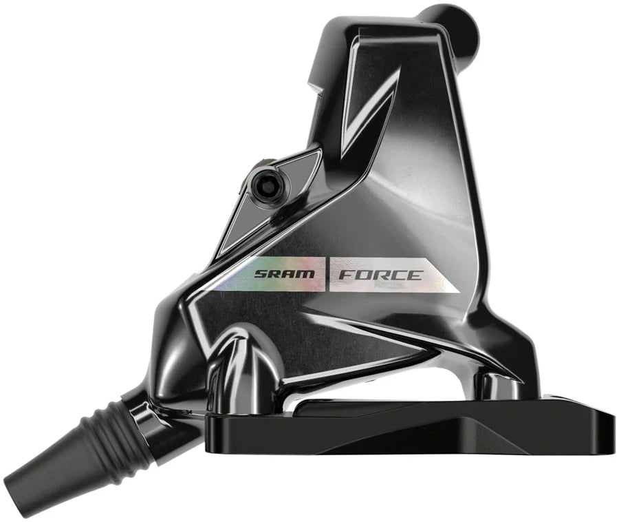 SRAM Force AXS eTap Hydraulic Disc Brake Caliper Assembly - Front or Rear, Flat Mount, Iridescent Gray, D2 SRAM The Bicycle Station