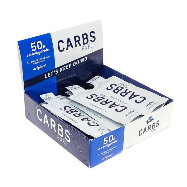 Carbs Fuel Original 50g Energy Gels Box of 18 CARBS FUEL The Bicycle Station