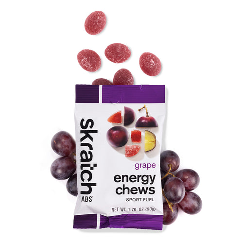 Skratch Labs Energy Chew Sport Fuel Grape Single Pack Skratch Labs The Bicycle Station