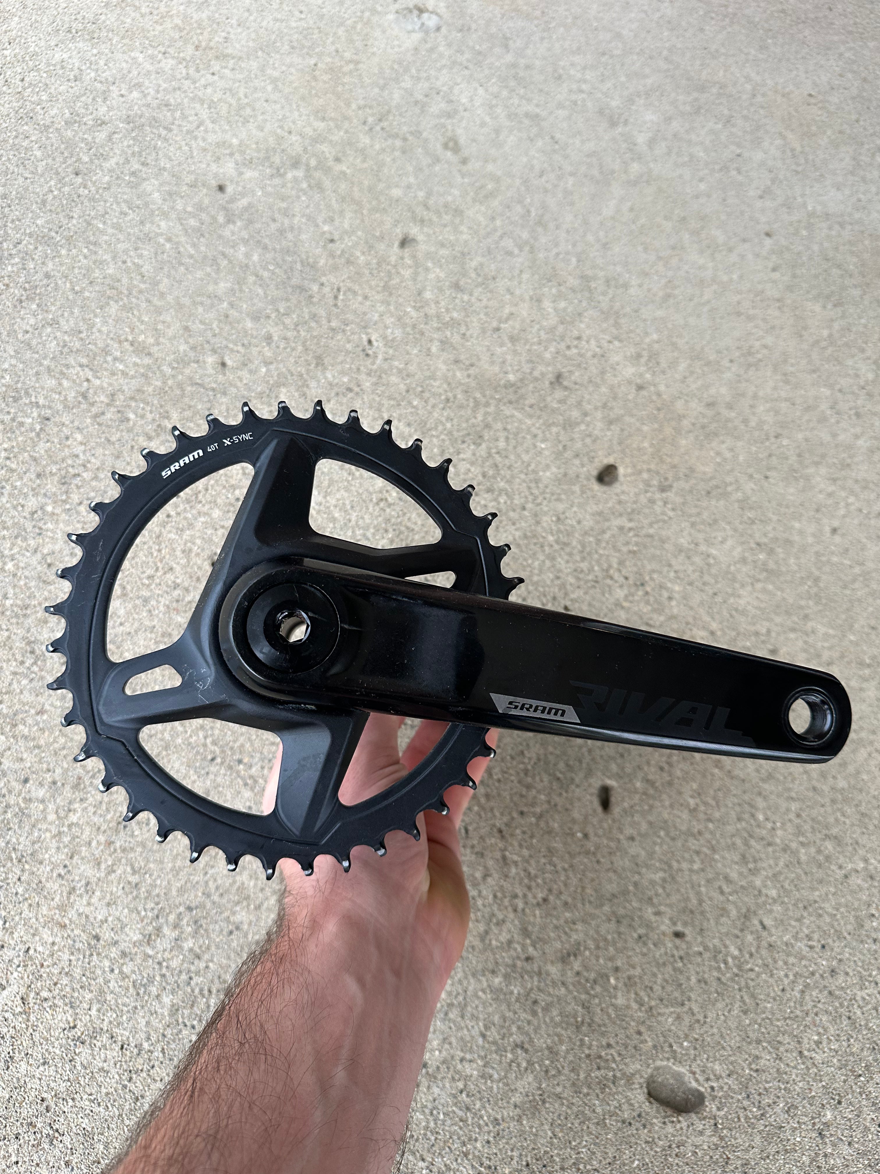 USED Crankset Rival 1x D1 DUB WIDE 175 40T – The Bicycle Station