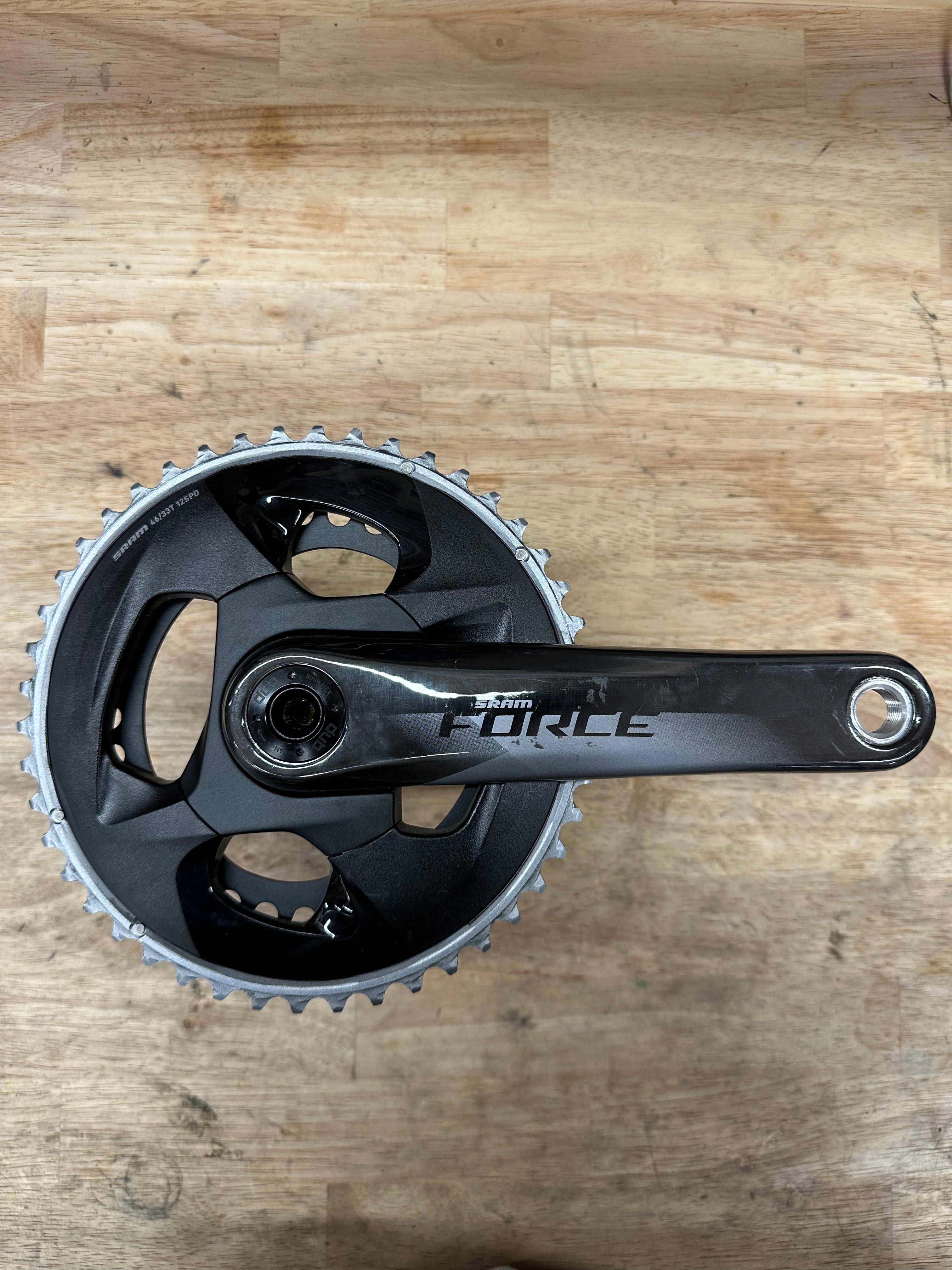 SRAM FORCE カーボンクランク172.5mm GXP 46-33 12S SRAM FORCE カーボンクランク172.5mm GXP 46-33 12S SRAM Force GXP