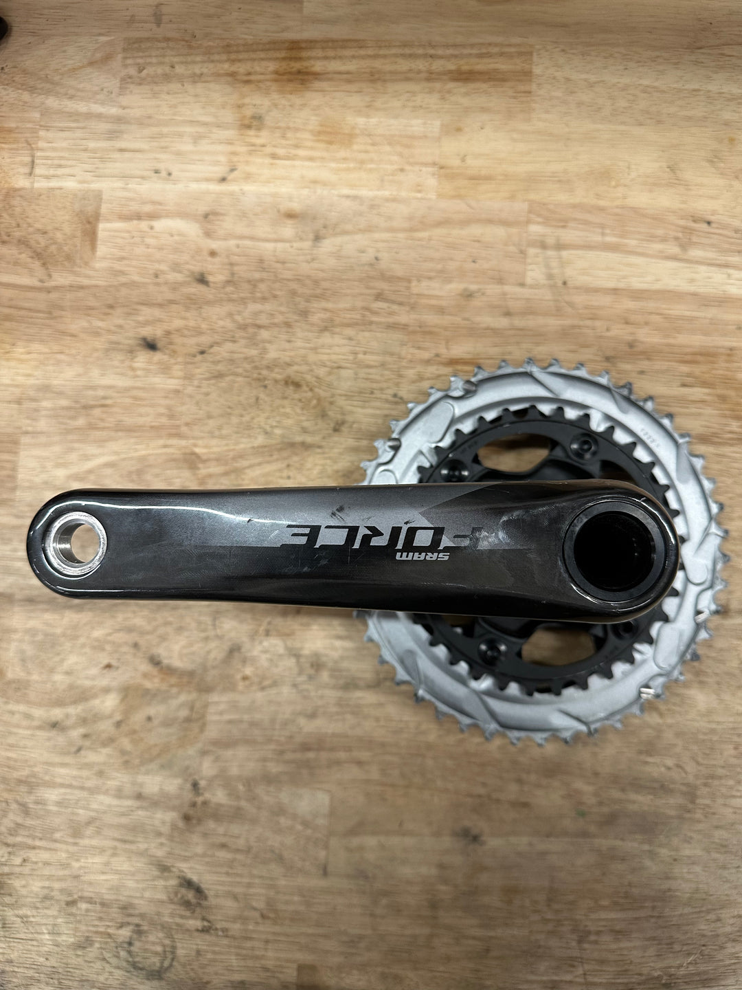 USED Sram Force 172.5 Crankset 46/33 SRAM The Bicycle Station