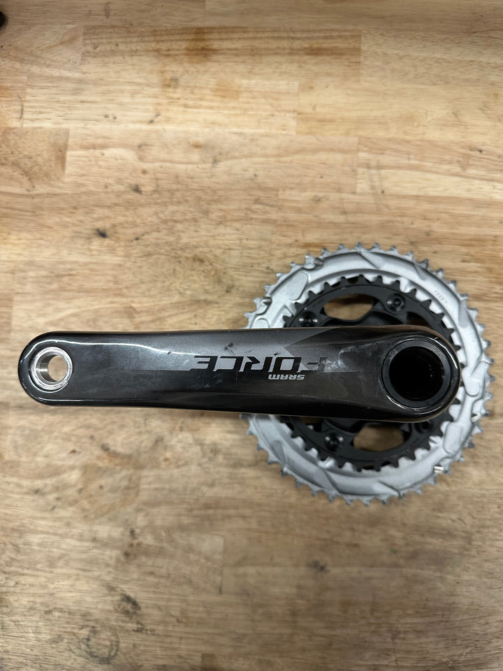 USED Sram Force 172.5 Crankset 46/33 SRAM The Bicycle Station