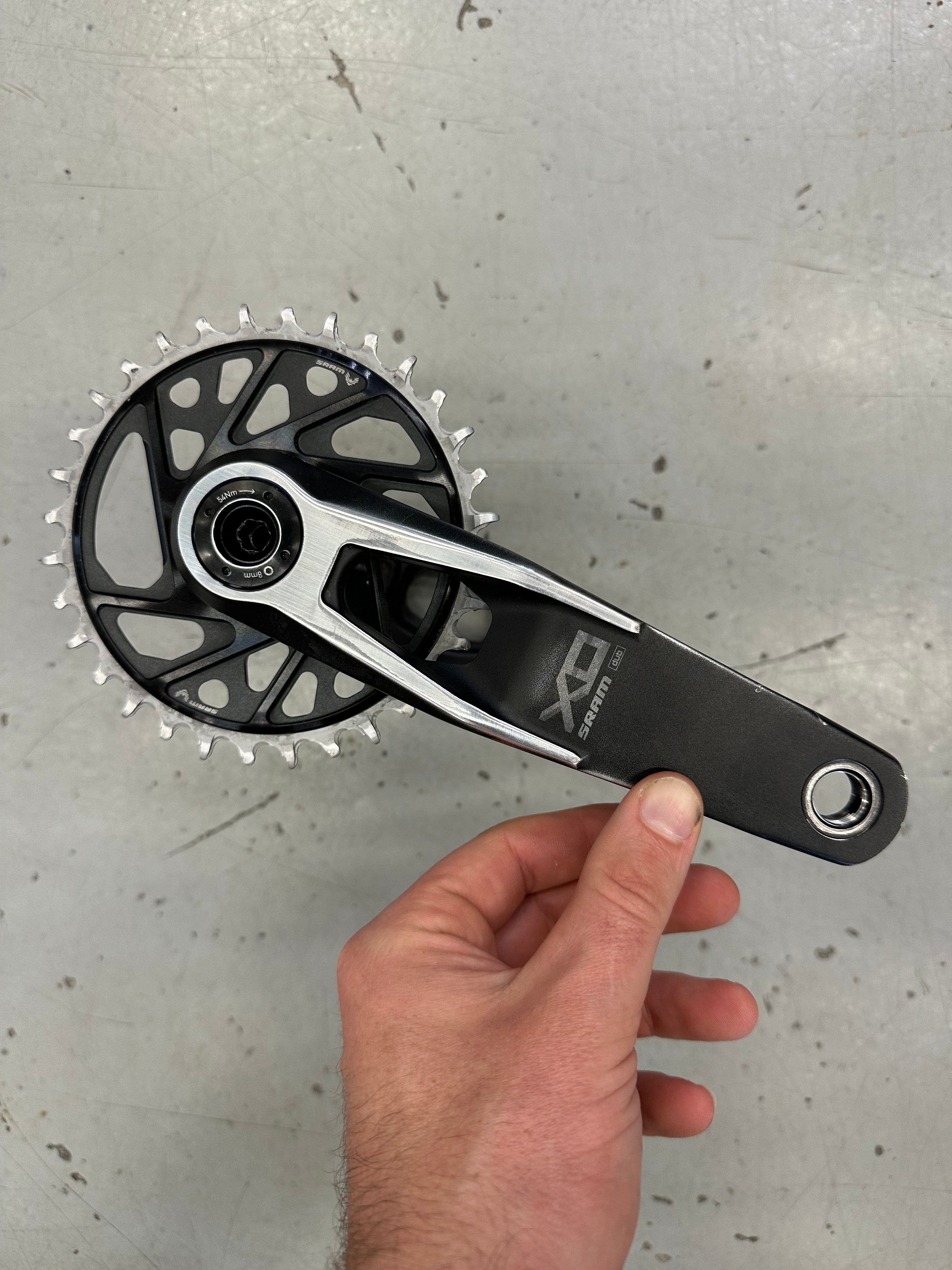 パーツ SRAM X0 eagle DUB Crank & Garbaruk 32T Amazon.com : SRAM, X0 Eagle T-Type V2, Crankset, Speed: 12