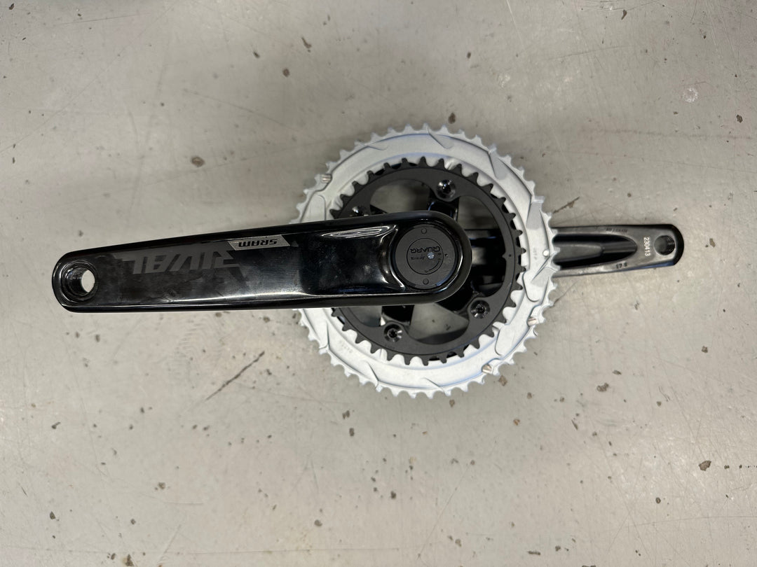 USED Sram Rival Power Meter Crankset - 175mm 48/35T 12spd SRAM The Bicycle Station