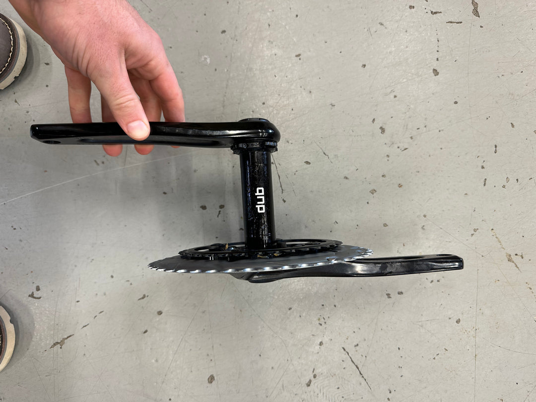 USED Sram Rival Power Meter Crankset - 175mm 48/35T 12spd SRAM The Bicycle Station