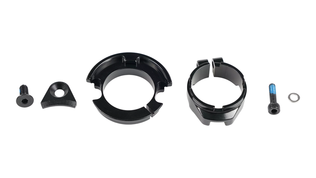 Specialized HDS SUB, INTEGRATED STEERER STOP ASSEMBLY, W/ CASTLE BLOCK COLLAR & COMPRESSION RING (NO BEARINGS) One Size