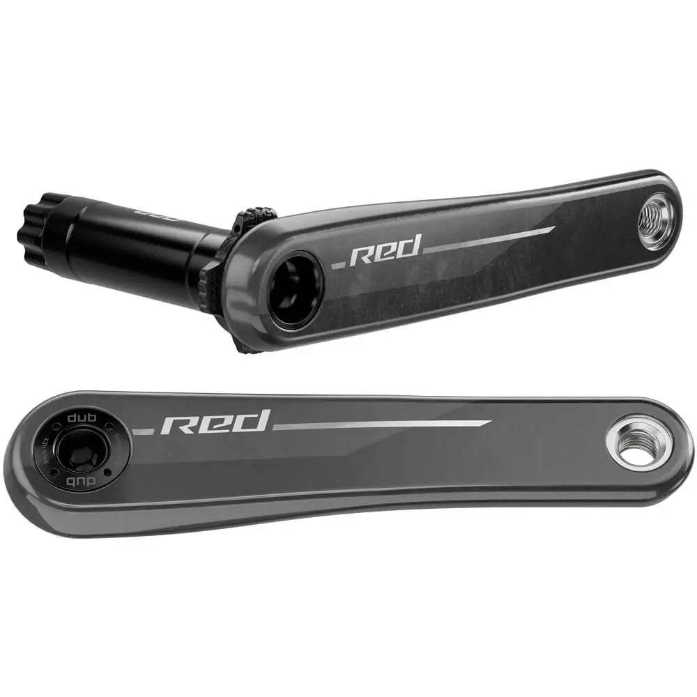 SRAM, Red Wide E1, Crank Arm, 170mm, DUB, BCD: Direct Mount SRAM 8 Bolt, Black SRAM The Bicycle Station