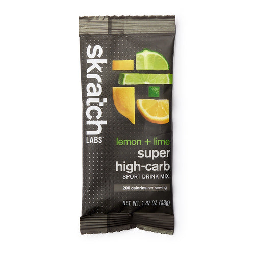 Skratch Labs Super High-Carb Sport Drink Mix Lemons + Limes, Single Serving Skratch Labs The Bicycle Station