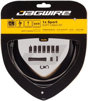 Jagwire 1x Sport Shift Cable Kit SRAM/Shimano, Black Jagwire The Bicycle Station