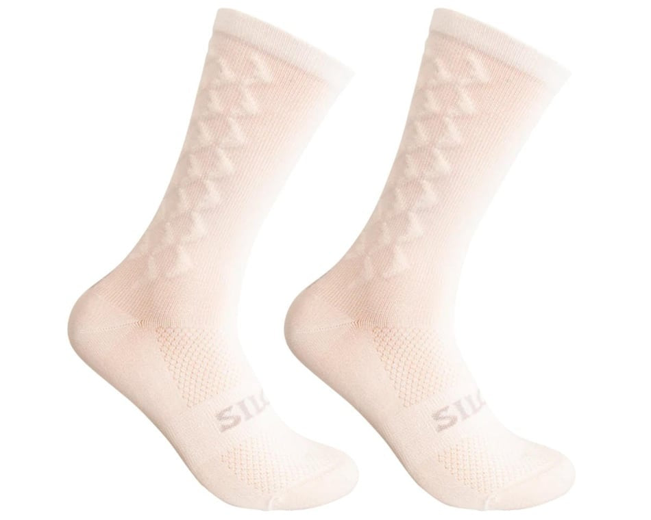 Silca Everyday Aero Tall Socks - Small - White Silca The Bicycle Station