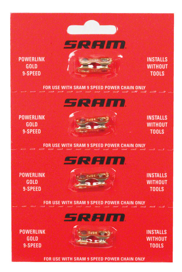 Sram Powerlink2 9-Speed 6.6Mm Gold Single SRAM The Bicycle Station