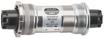 Shimano 105 BB-5500 68x118.5mm Octalink V1 Spline English Bottom Bracket Shimano The Bicycle Station