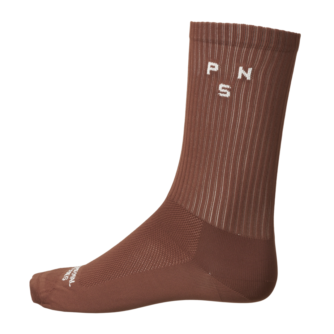 Pas Nomal Studios Off-Race Ribbed Socks - Rust - M Pas Normal Studios The Bicycle Station