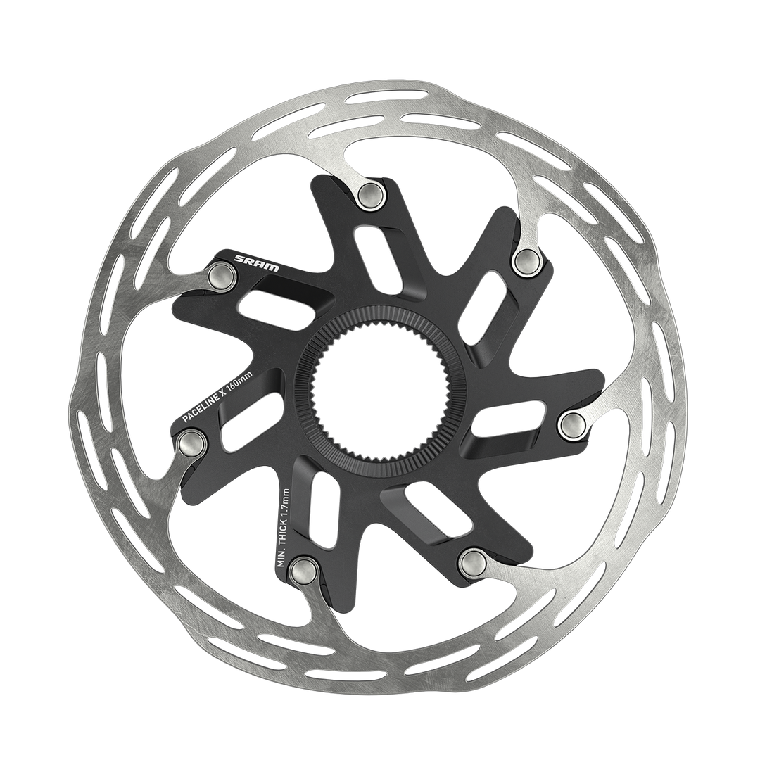 SRAM Paceline X Disc Brake Rotor - 160mm, Center Lock SRAM The Bicycle Station