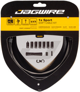 Jagwire 1x Sport Shift Cable Kit SRAM/Shimano, Black Jagwire The Bicycle Station