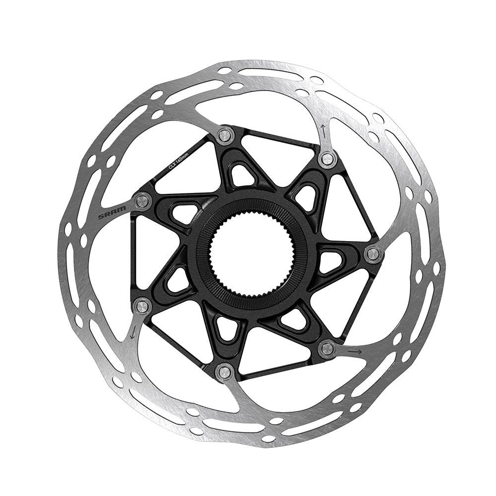 SRAM CenterLine X Disc Brake Rotor - 180mm, Center Lock, 1.85mm, Includes External Tooled Lockring