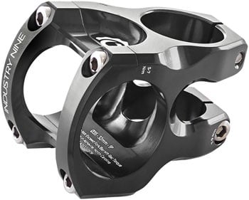 Industry Nine A35 Stem - 32mm, 35 Clamp, +/-9, 1 1/8", Aluminum, Black Industry Nine The Bicycle Station