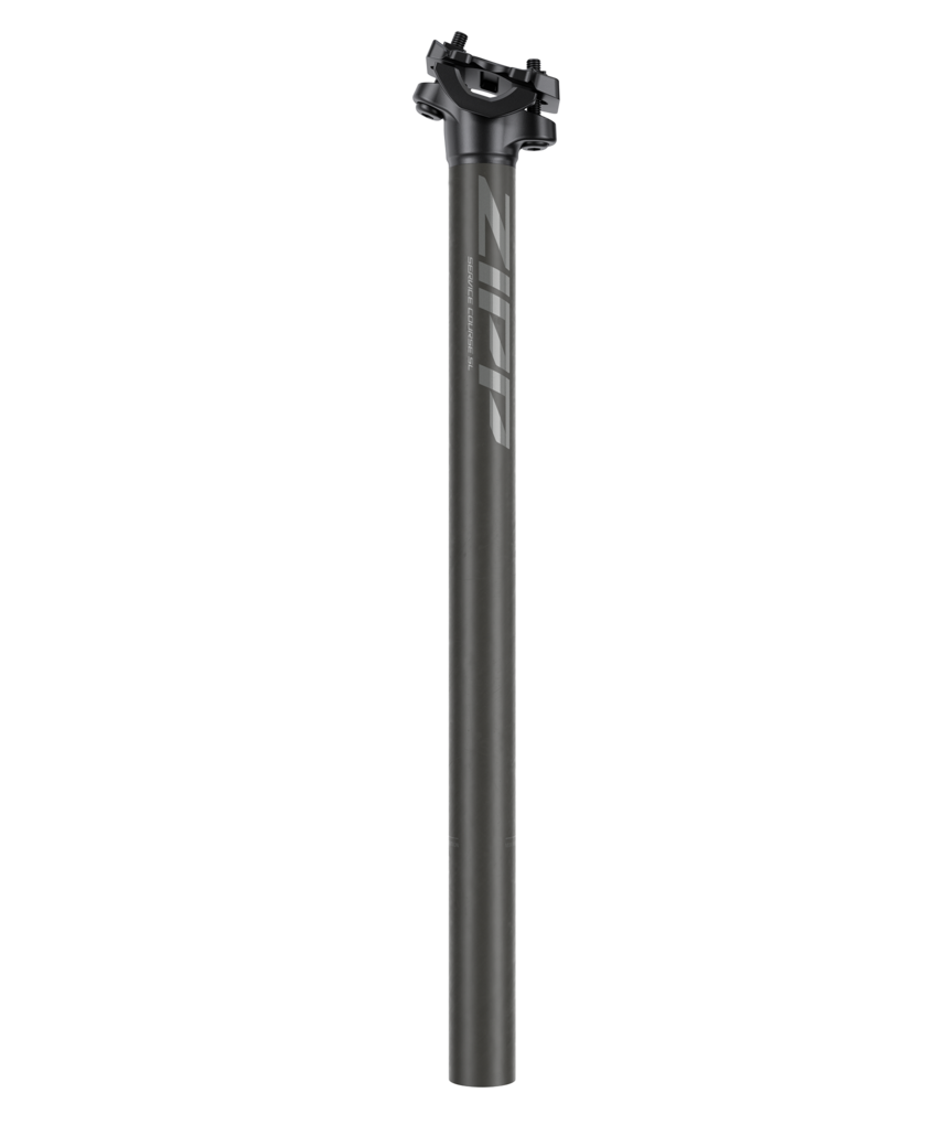 ZIPP Seatpost Service Course SL 0mm Setback 27.2mm Diameter 400mm Length Matte Black Logos C2