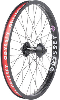 Odyssey Quadrant Front Wheel - 20", 3/8" x 100mm, Rim Brake, Black, Clincher Odyssey The Bicycle Station