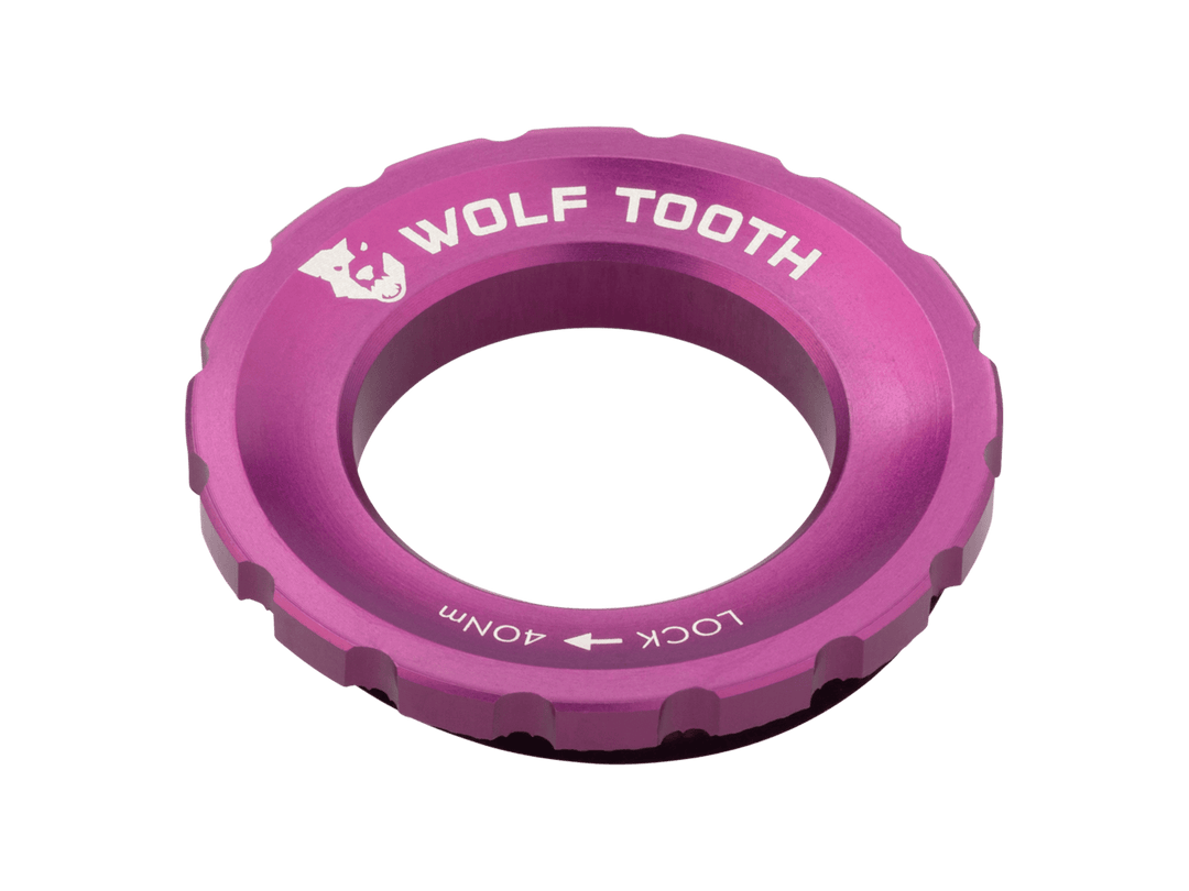 Wolf Tooth Centerlock Lockring Purple Wolf Tooth Components The Bicycle Station