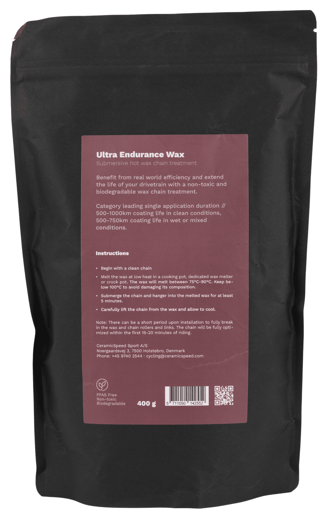 CeramicSpeed UFO Ultra Endurance Wax 400g Bag CeramicSpeed The Bicycle Station