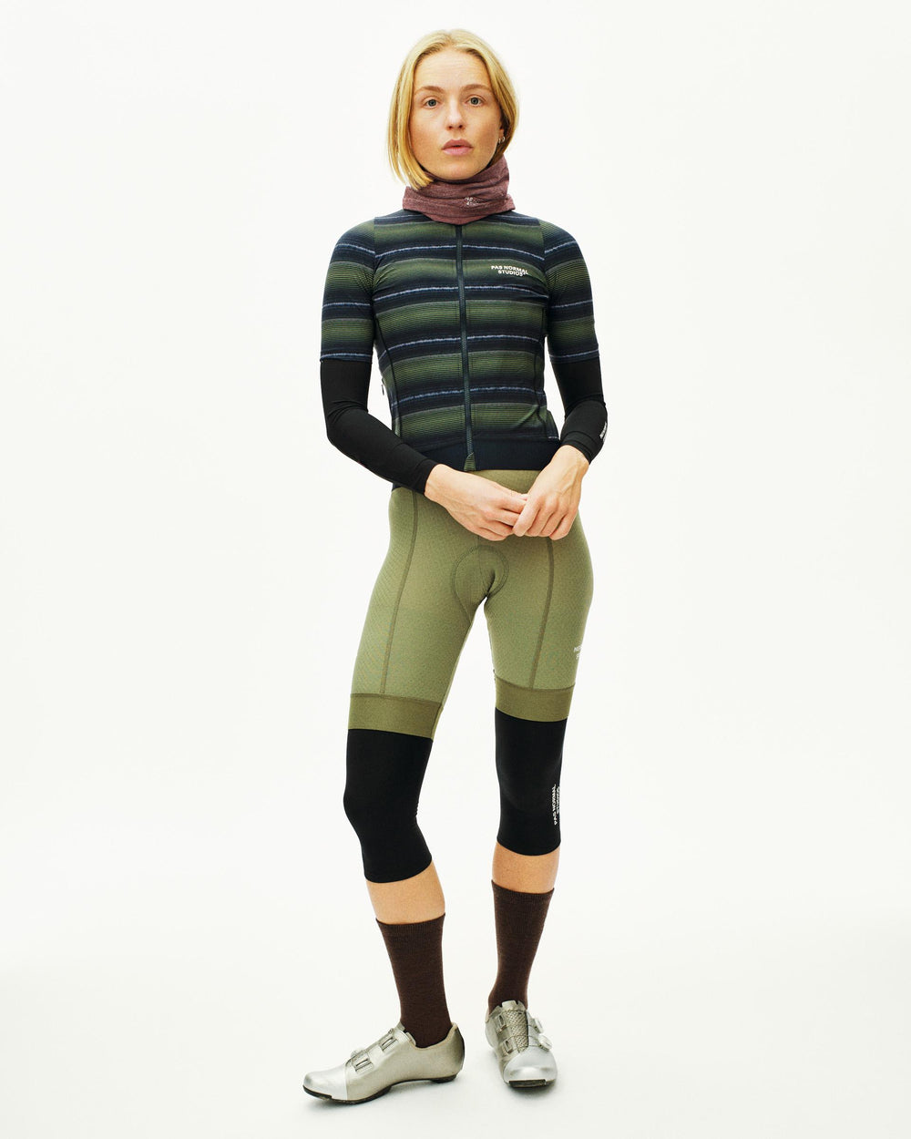 Pas Normal Women's Essential Bib - Light Olive Pas Normal Studios The Bicycle Station