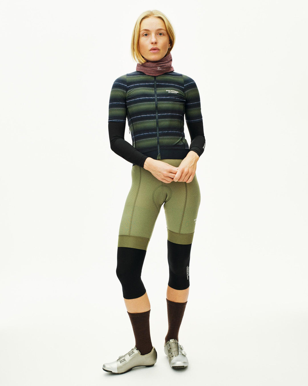 Pas Normal Women's Essential Bib - Light Olive Pas Normal Studios The Bicycle Station