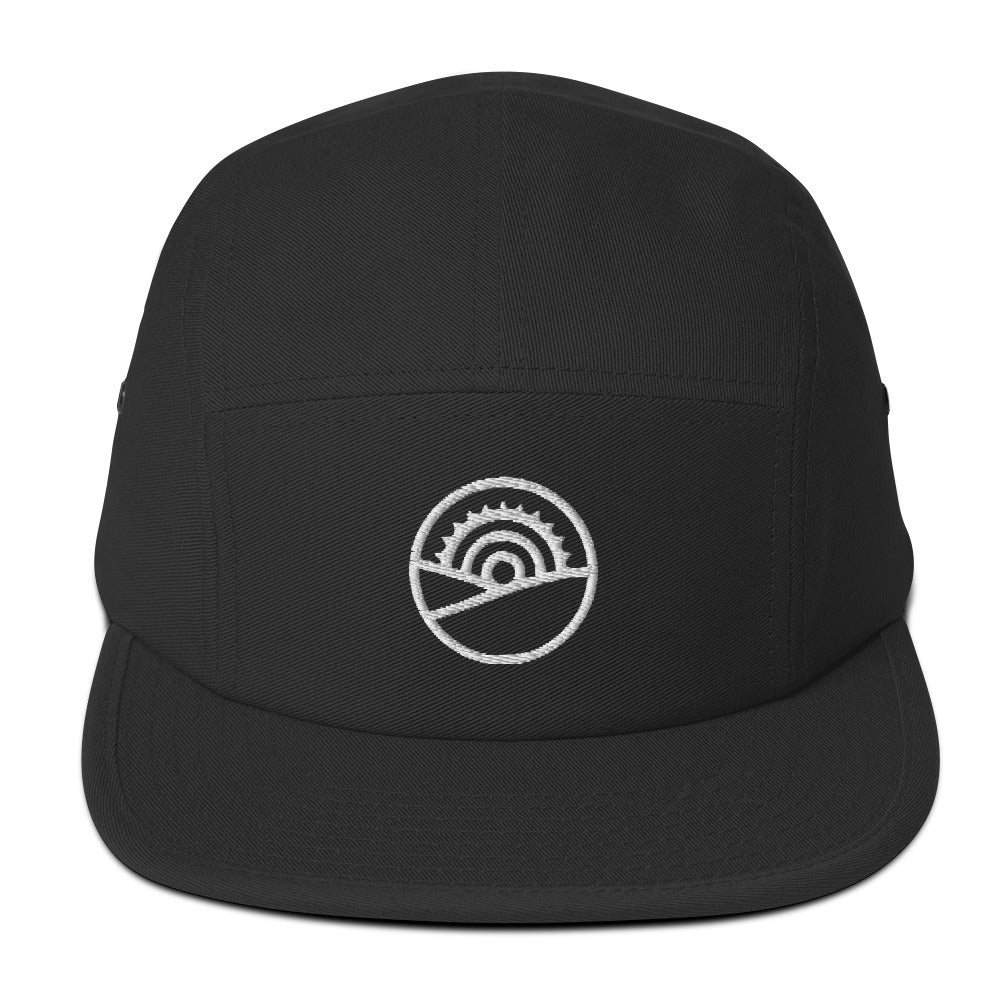 Bicycle Station Five Panel Cap Embroidered Logo The Bicycle Station The Bicycle Station