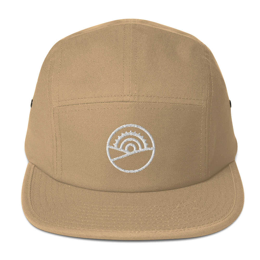Bicycle Station Five Panel Cap Embroidered Logo The Bicycle Station The Bicycle Station
