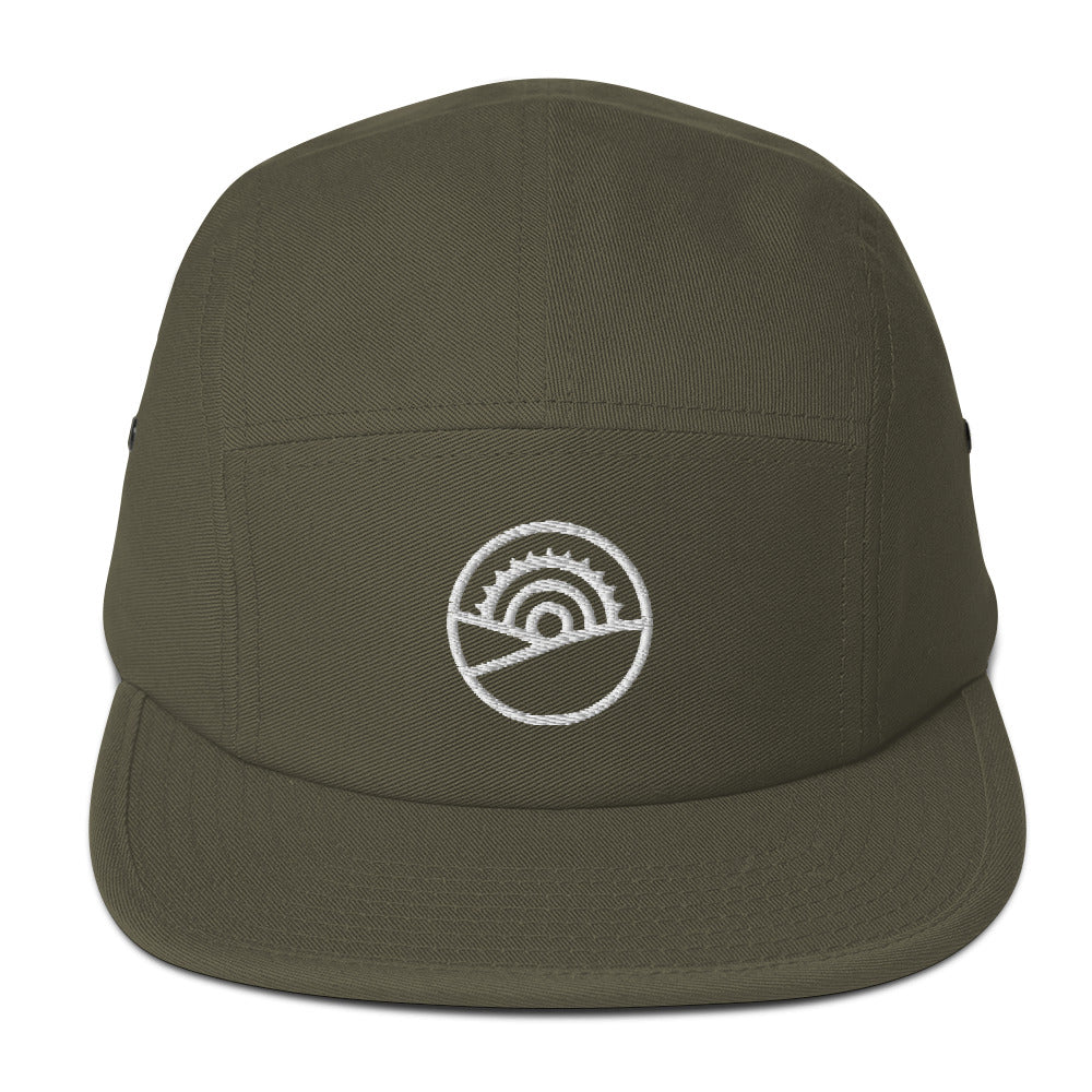 Bicycle Station Five Panel Cap Embroidered Logo The Bicycle Station The Bicycle Station
