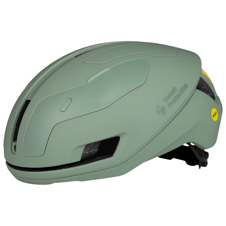 Sweet Potection Falconer Aero 2Vi Mips Helmet - Willow Green - M/L Sweet Protection The Bicycle Station