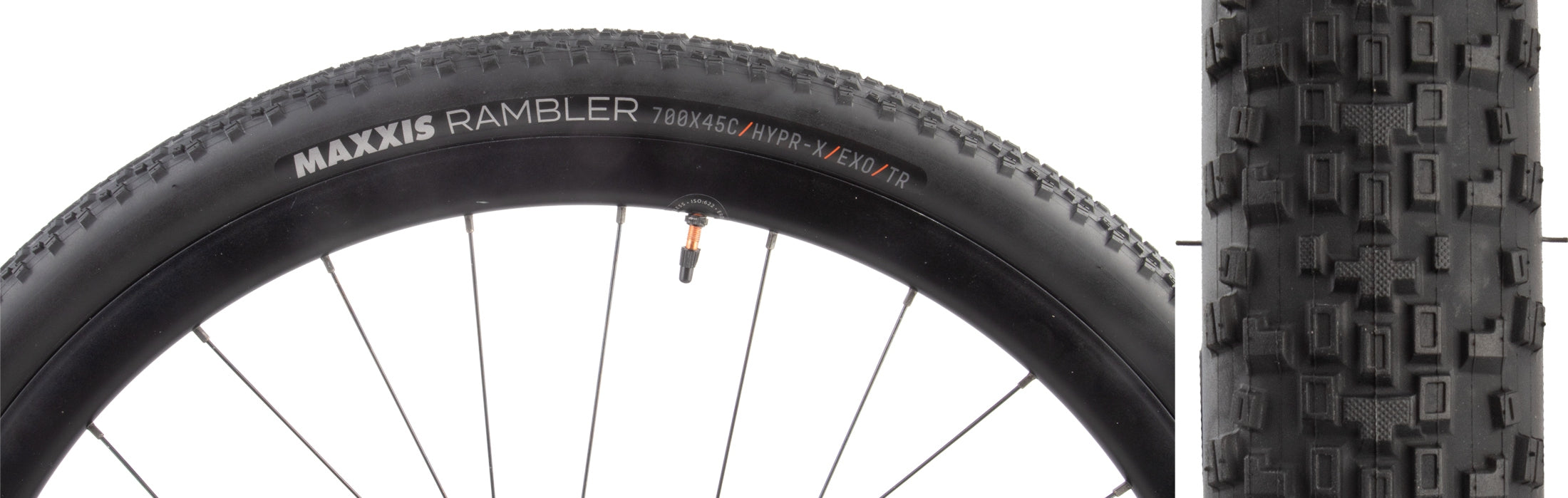 Maxxis Rambler HYPER-X Exo Black 700x45 – The Bicycle Station