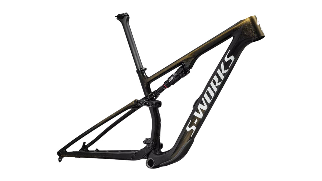 Specialized S-Works Epic 8 Frameset Gloss Carbon Gold Pearl / Metallic White Silver Medium