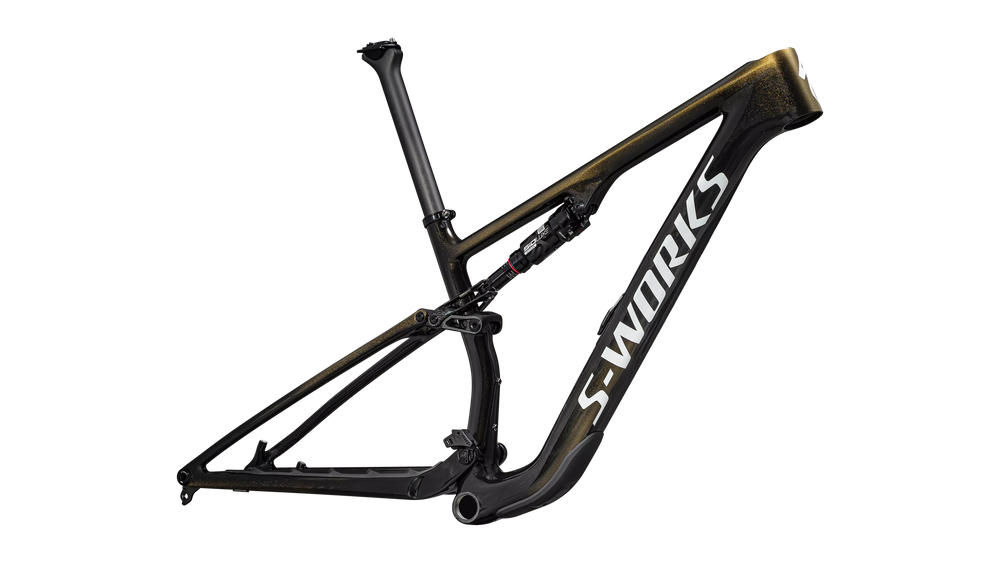 Specialized S-Works Epic 8 Frameset Gloss Carbon Gold Pearl / Metallic White Silver Medium Specialized The Bicycle Station