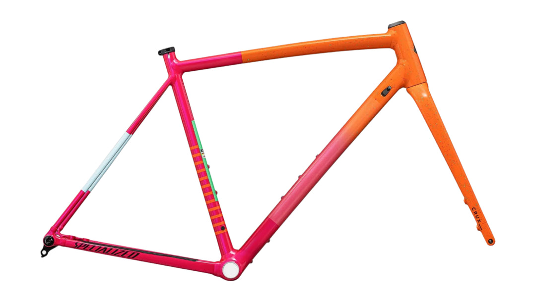 Specialized Crux DSW Frameset Gloss Amber Glow / Vivid Pink / Metallic Midnight Shadow / Speckle 52