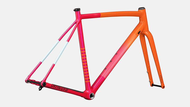 Specialized Crux DSW Frameset Gloss Amber Glow / Vivid Pink / Metallic Midnight Shadow / Speckle 52