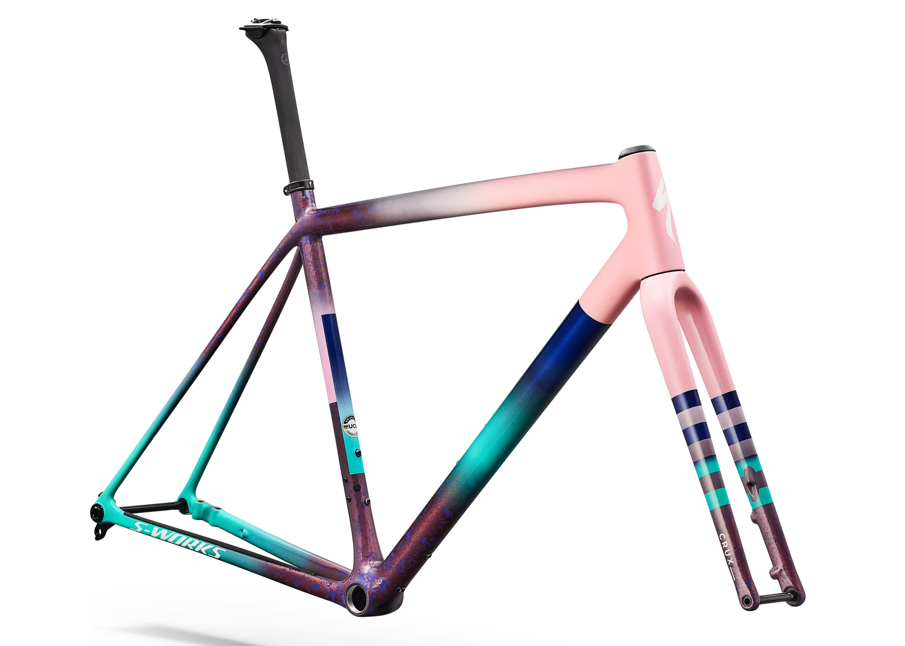 Specialized S-Works Crux Frameset Desert Rose / Quartz / Purple Specialized S-Works Crux Frameset Desert Rose / Quartz / Purple