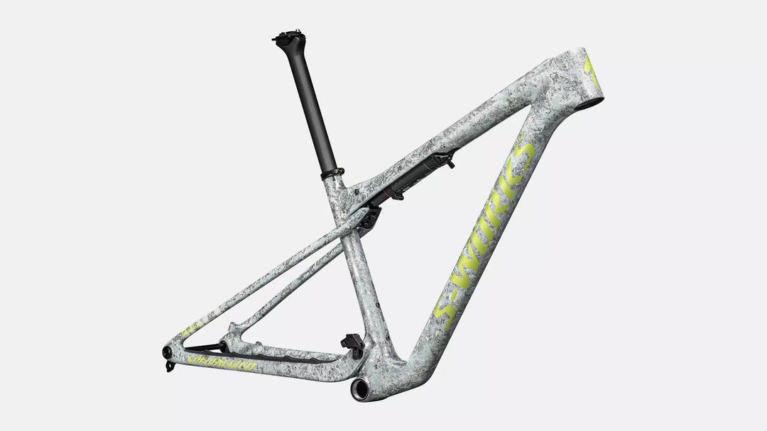 Specialized Epic S-Works Epic World Cup Frameset Gloss Dune White / Ashen Grey / Sea Foam Impasto Large